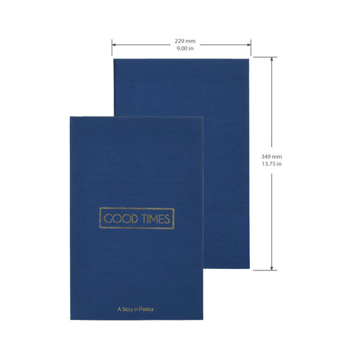 Latitude Run® Good Times Tabletop Photo Album Binder, Holds 180 4x6